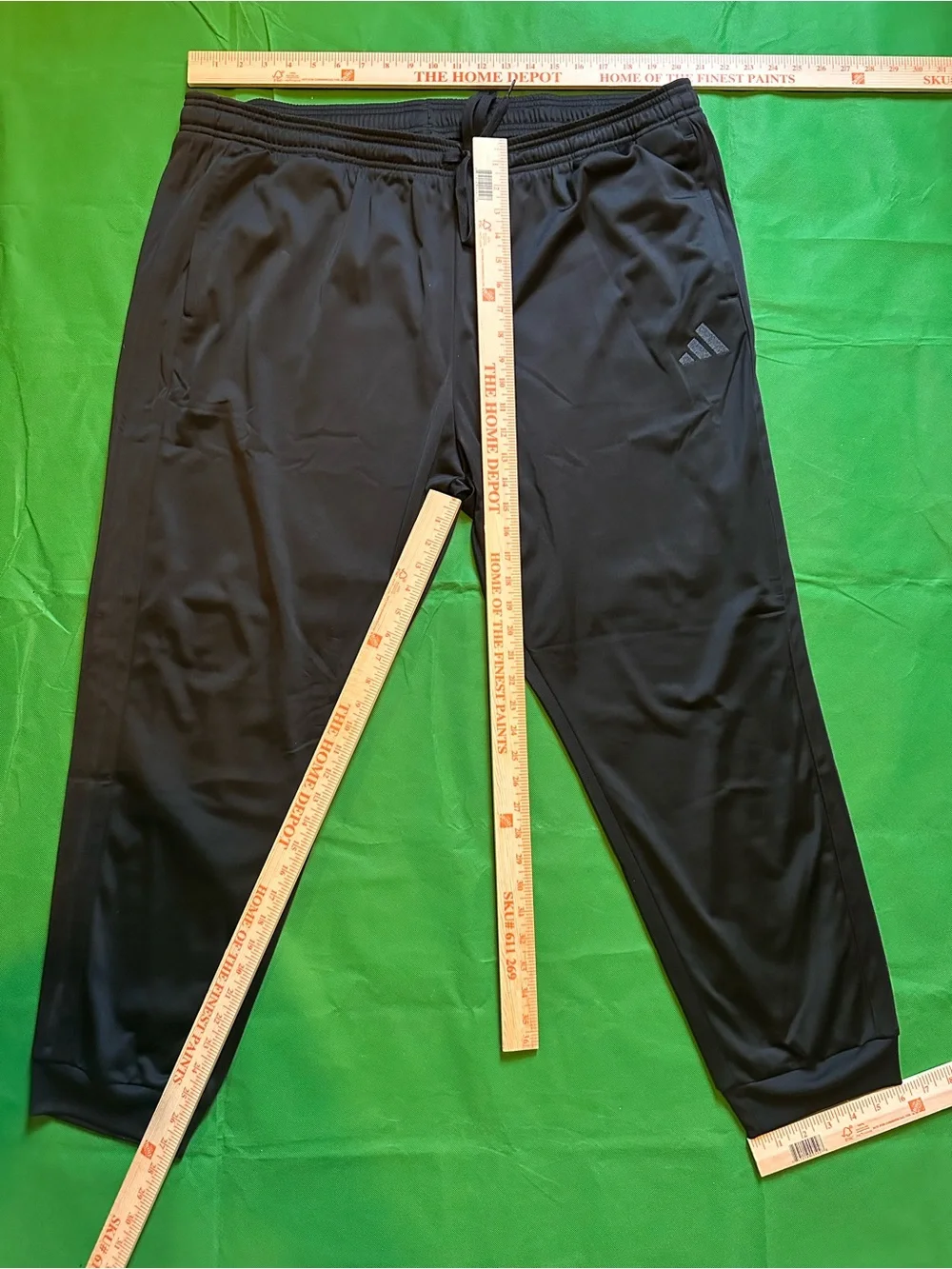 Adidas 3-Stripes Tricot Track Pants Black 3XL Tapered Joggers JI8810